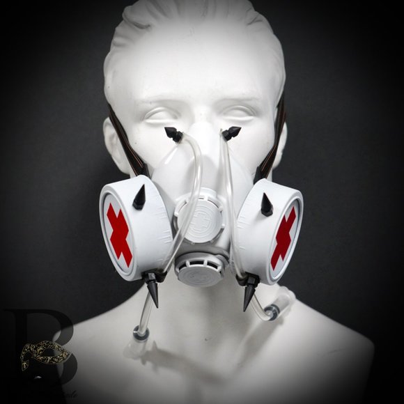 Halloween Adult Mouth Mask Ventilator Gas Mask - Picture 4 of 4